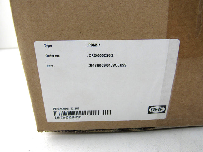 DEIF PDM5-1 Power and Distributed Communication Module    New