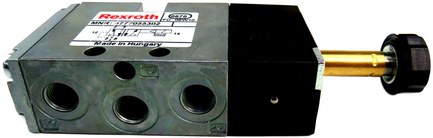 REXROTH  5777055302 cd4 PNEUMATIC DIRECTIONAL VALVE New