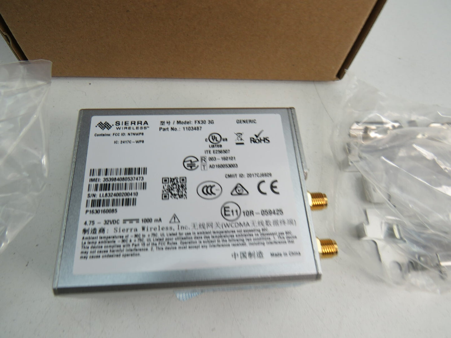 SIERRA FX30 3G 1103487 ATLAS COPCO SMARTBOX P1630160085     New