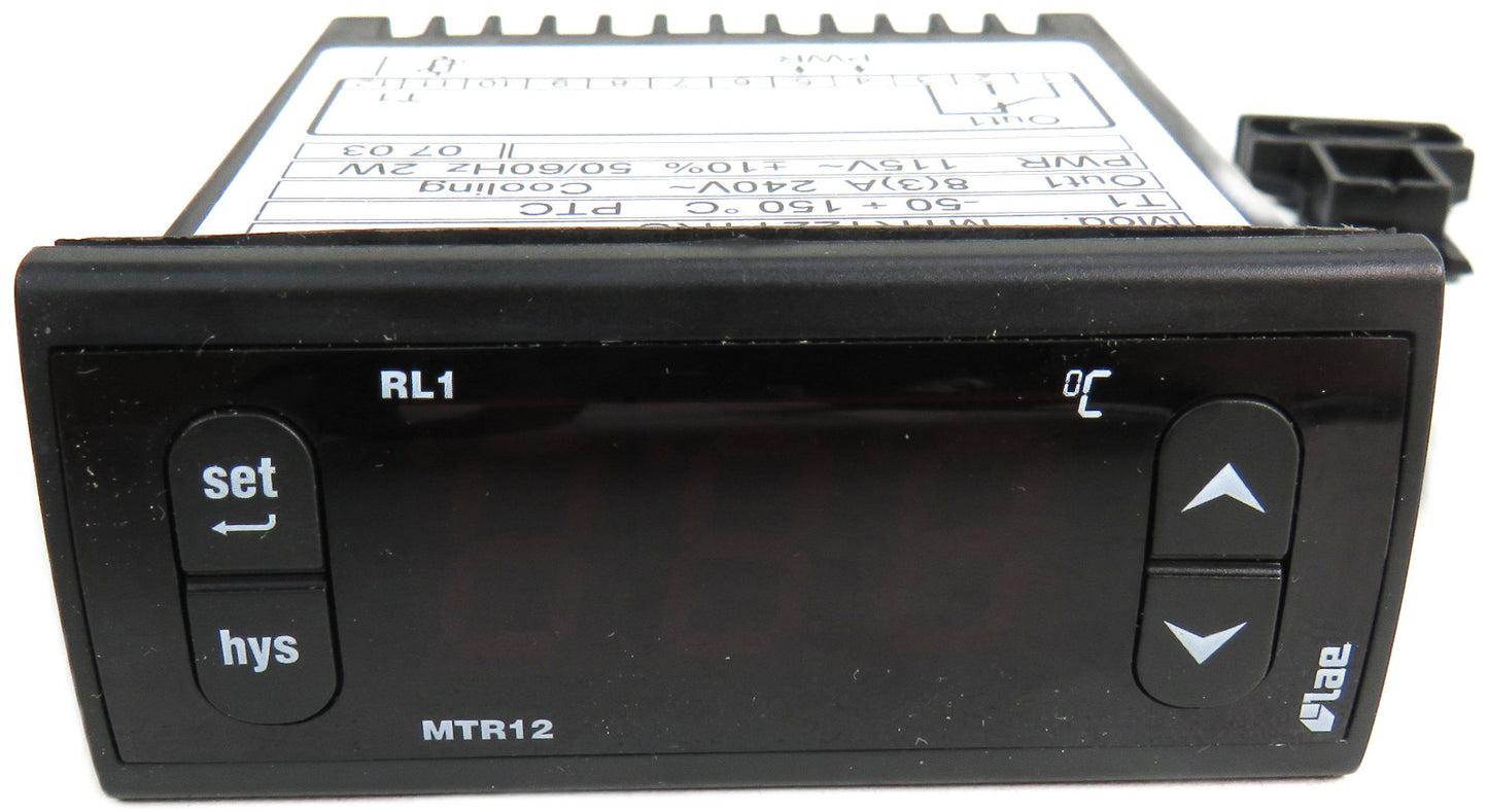 LAE MTR12  MTR122T1RU RL1 TEMPERATURE CONTROLLER WITH T1 L200 SENSOR    New