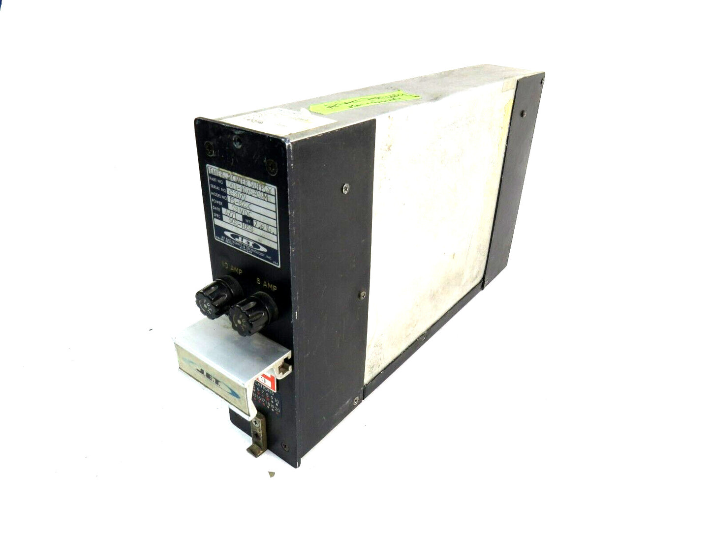 JET 501 1075 03M emergency power supply     New