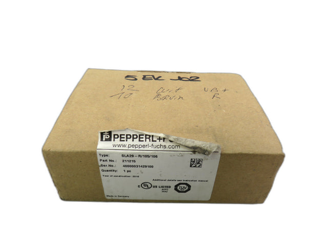 PEPPERL+FUCHS SLA29-R/105/106 211215   New