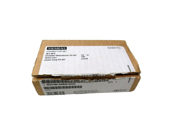 SIEMENS 6ES7490-0AB00-0AA0 6ES7 490-0AB00-0AA0 1 PURCHASE = 2 UNITS   New