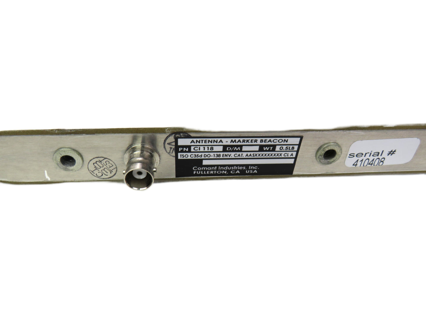 COMANT  CI 118 Marker Beacon Antenna    New