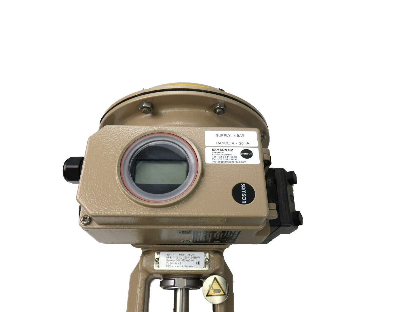 SAMSON 3241-7 CF8M + 3730-3 + 3277 175 V2 CM² + 3241 NPS: 1 1/2" CL150   New