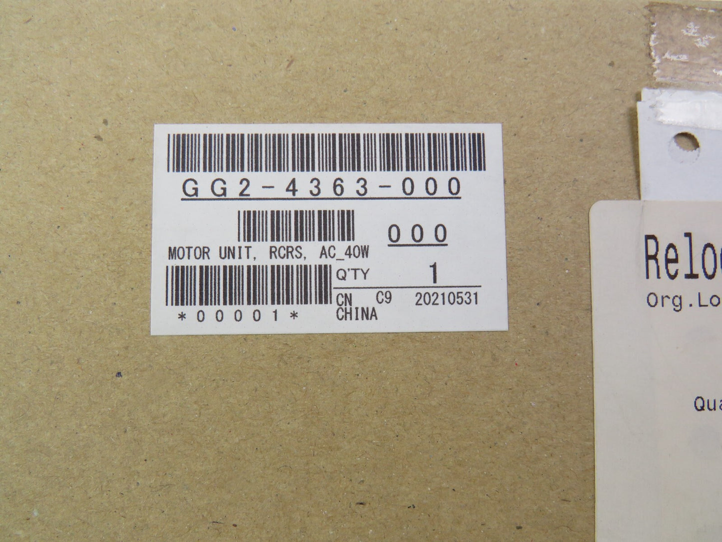 CANON   GG2-4363-000 GG24363000  MOTOR UNIT    New
