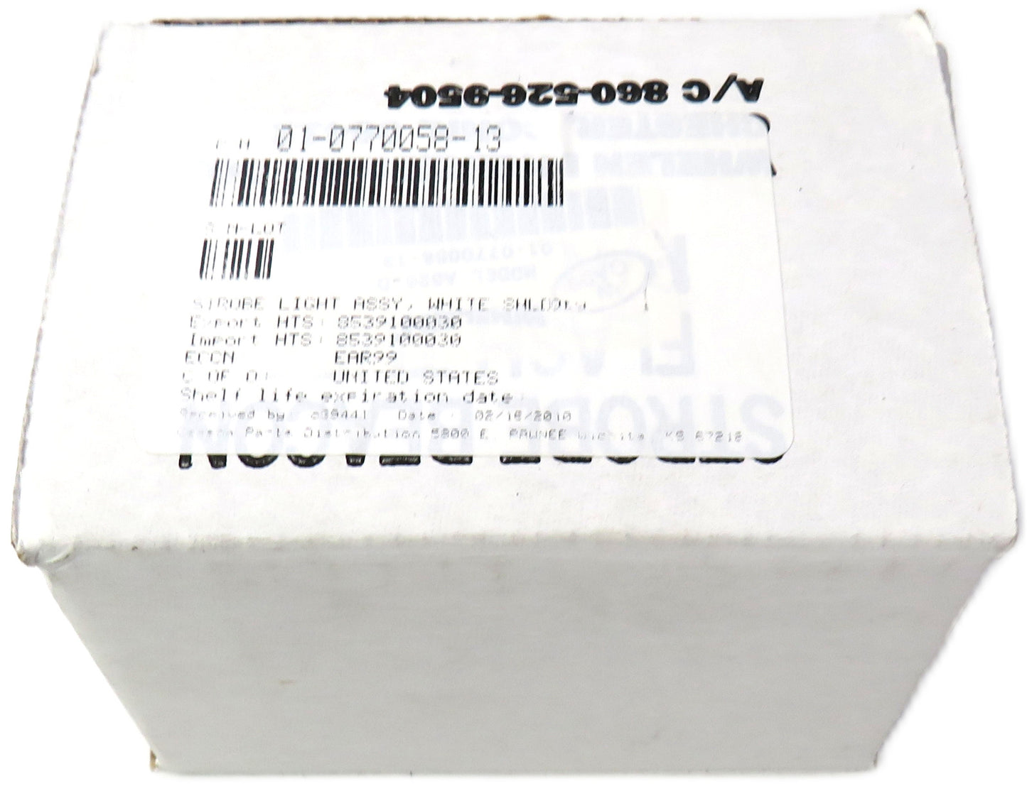 WHELEN  01-0770058-13 light AY STROBE WHITE SHIELD     New