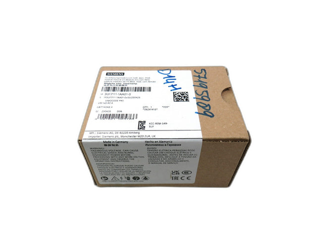 SIEMENS 3UF7111-1AA01-0 Current/voltage measuring module    New