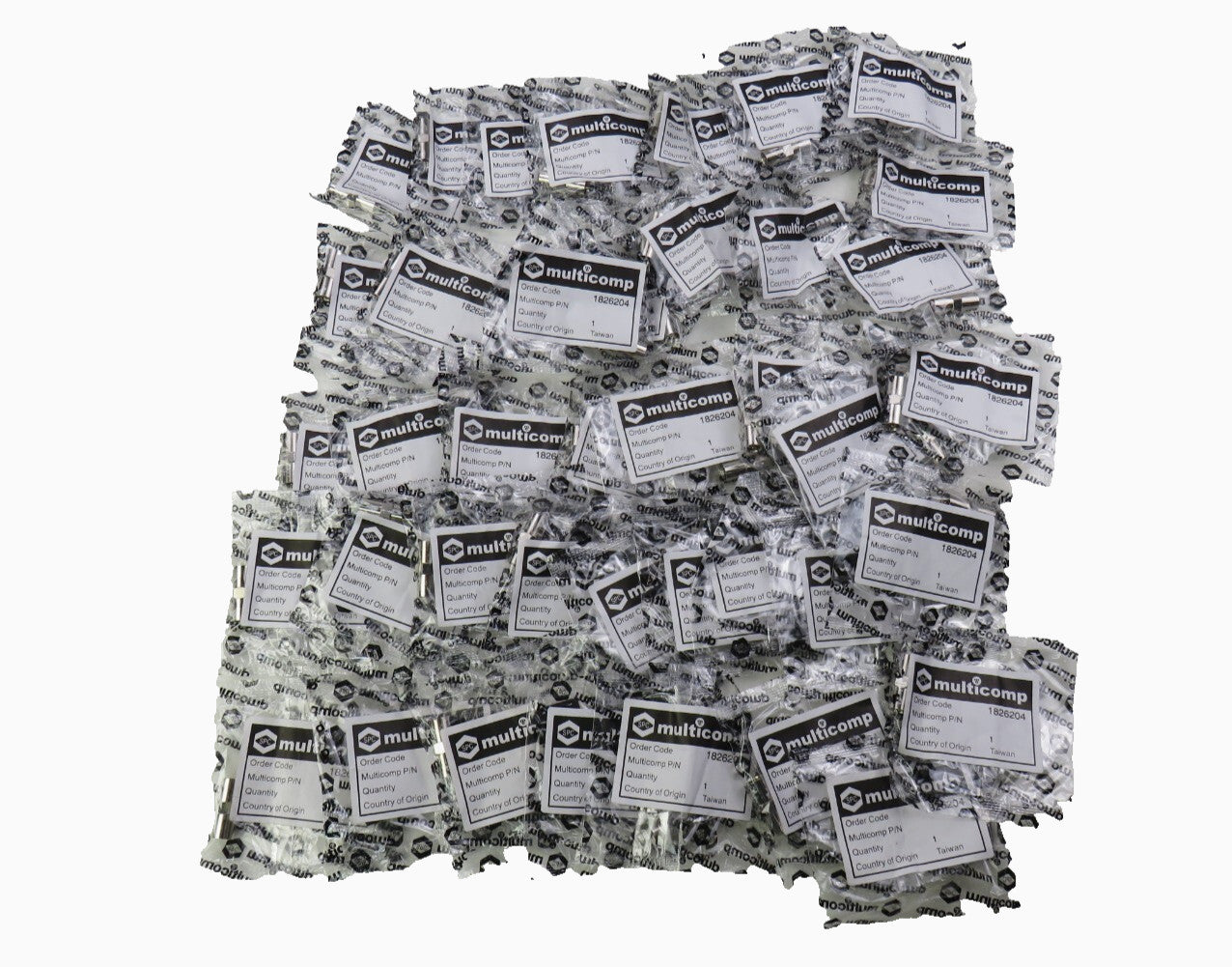 MULTICOMP R23-003-01-000111000 1826204 RF 50 OHM Adapter Plug FME Lot of 41
