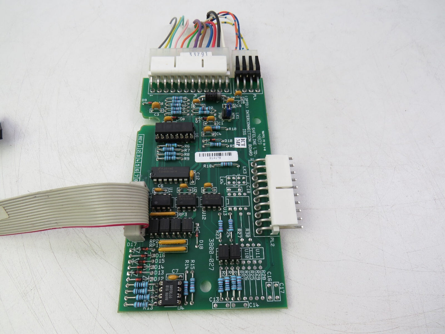 METTLER TOLEDO SAFELINE  3800-027 OPTO INTERCONNECTION BOARD ISS 4809