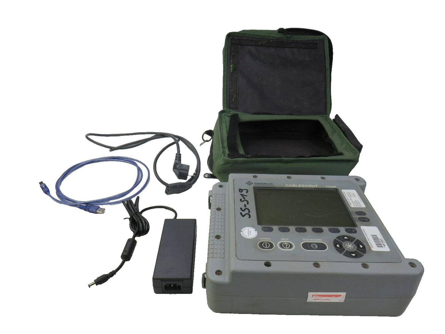 Greenlee Cablescout TV220 With bag + extra's