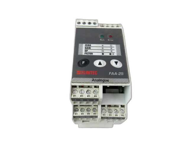 FLINTEC  FAA-25 ANALOGUE AMPLIFIER M0010831 24VDC