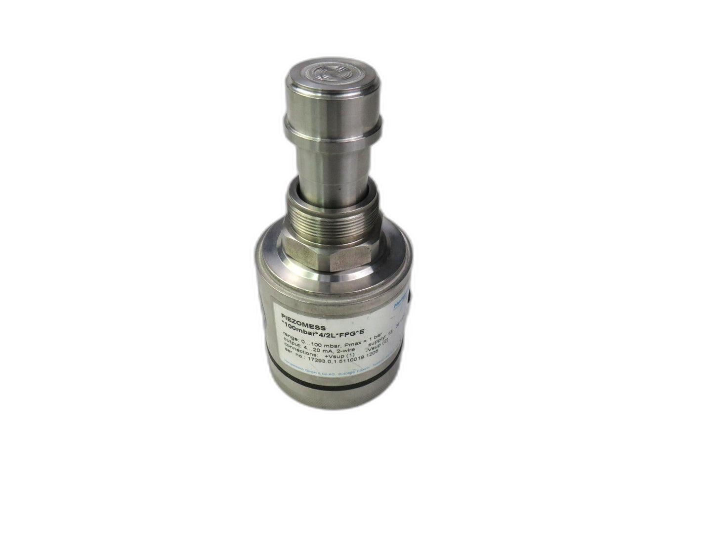 HENGESBACH PIEZOMESS 100mBar 4/2L FPG E
