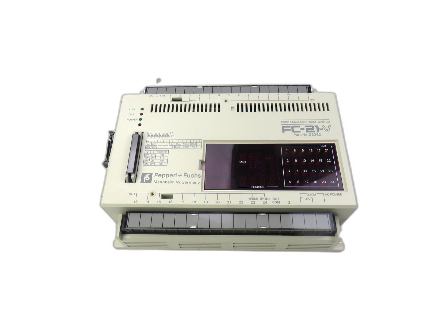 PEPPERL+FUCHS  23382 FC-21-V FC21V PROGRAMMABLE CAM SWITCH   New
