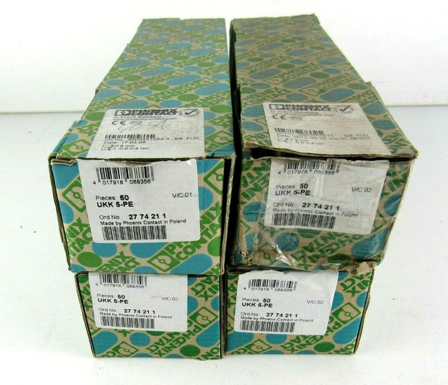 Lot of 190 pcs New Phoenix Contact UKK-5-PE 2774211 Terminal Block s