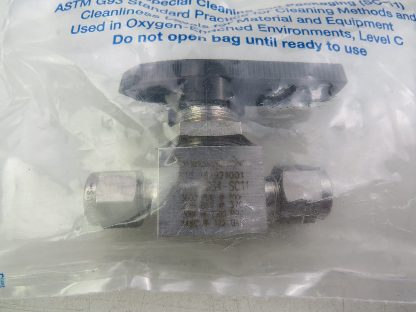 SWAGELOK SS-43GS4-SC11 New