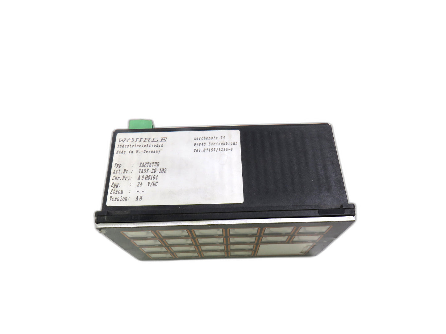 WOHRLE TAST-20-102 Tastatur   New