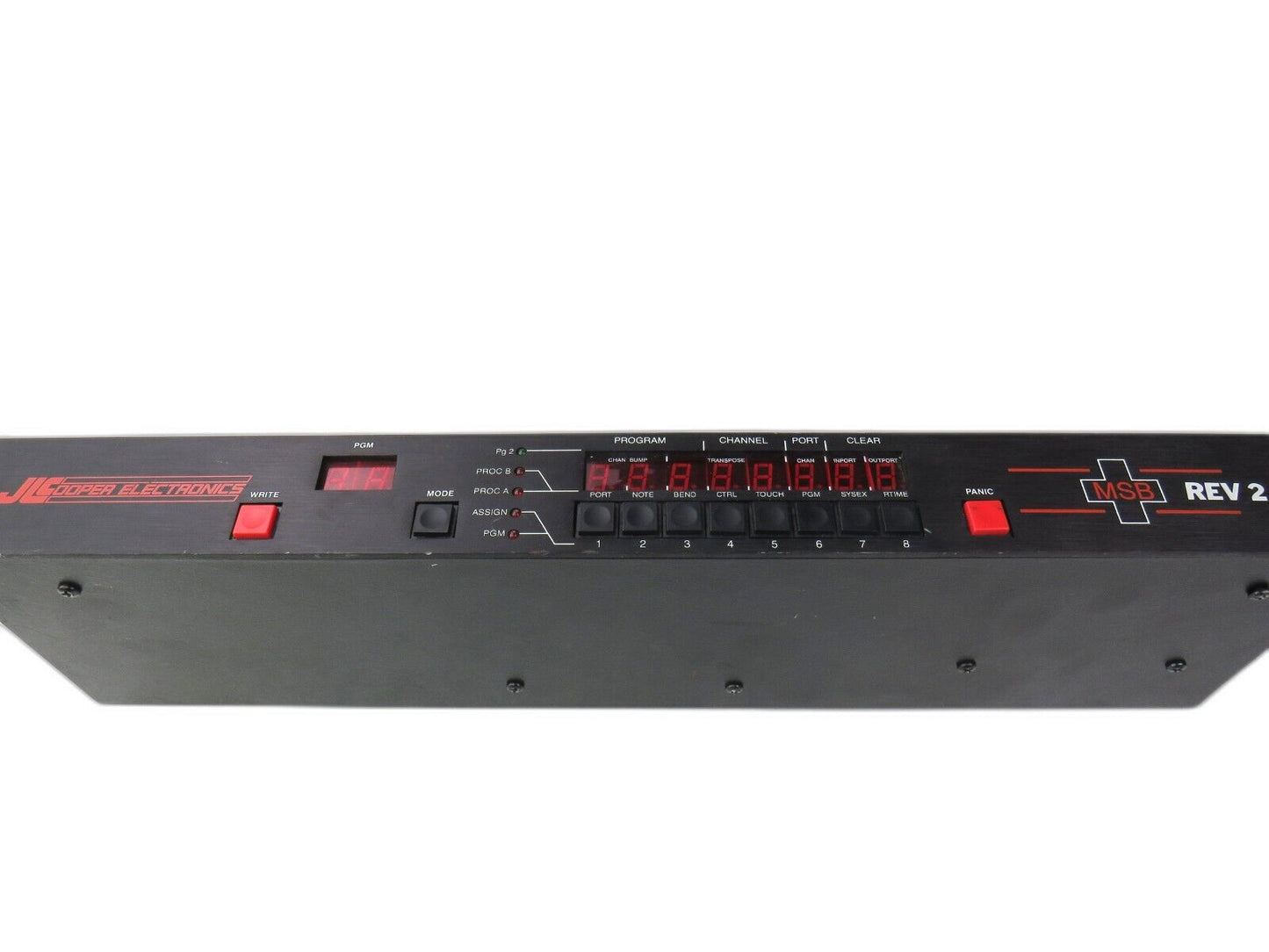 JLC COOPER ELECTRONICS MSB REV 2