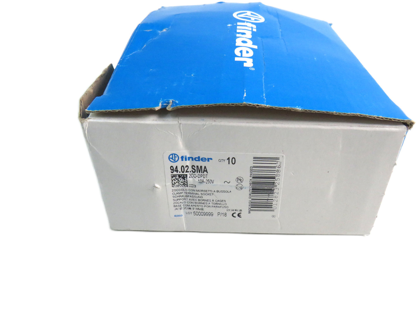 FINDER 94.02.SMA clamp terminal socket   Lot of 11 New