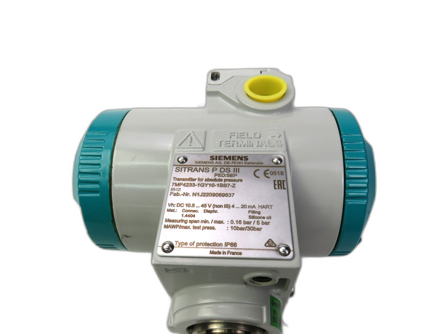 SIEMENS 7MF4233-1GY10-1BB7-Z + WIKA 1109D23B 990.27    New