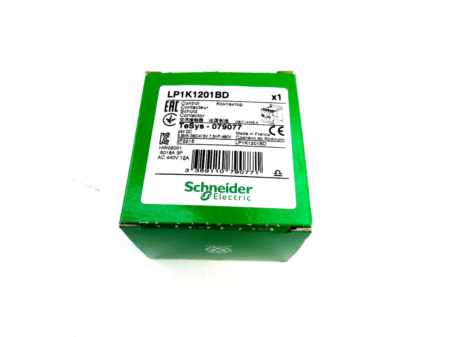 SCHNEIDER LP1K1201DB CONTACTOR    New