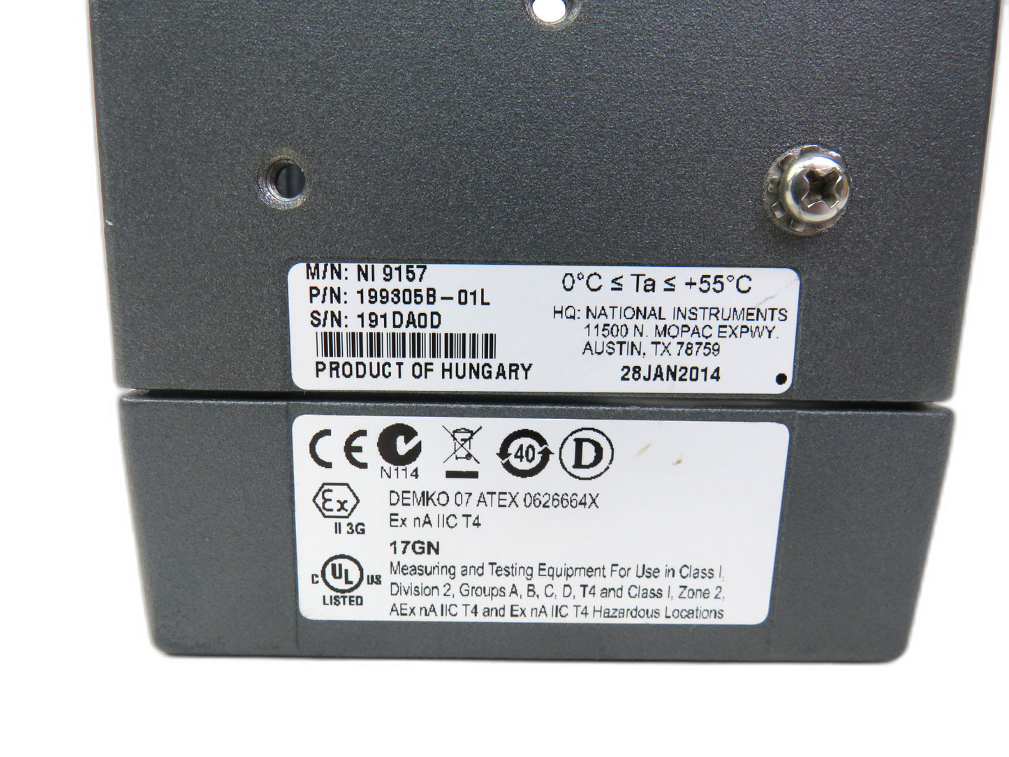 National Instruments NI9157 NI 9157 MXI-EXPRESS RIO 199305B-01L