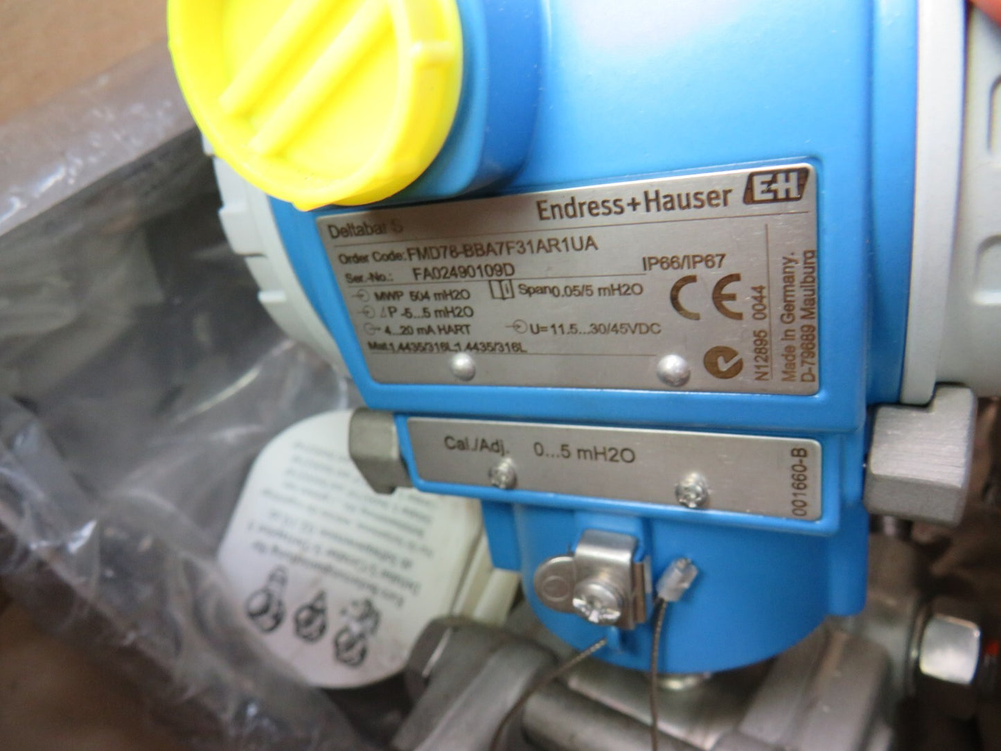 ENDRESS+HAUSER  DELTABAR S 52017195 FMD78-BBA7F31AR1UA    New