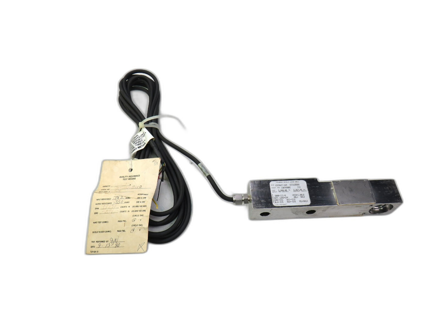 METTLER TOLEDO 13078900C SCALE LOAD CDELL 743-5K Stainless Steel 2.0 at 5K