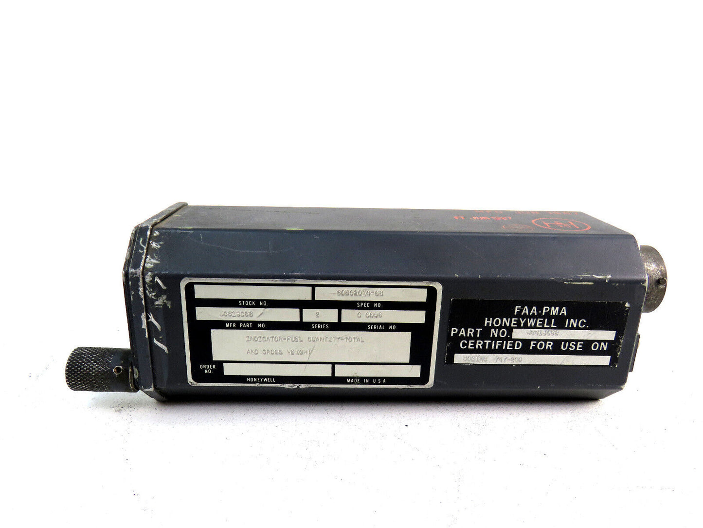 honeywell  JG403C10 FUEL QUANTITY INDICATOR