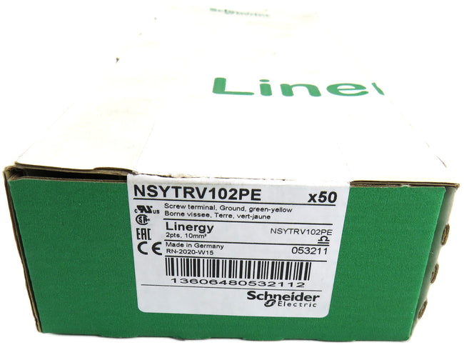 Schneider nsytrv102pe Screw Ground Terminal    Lot of 48