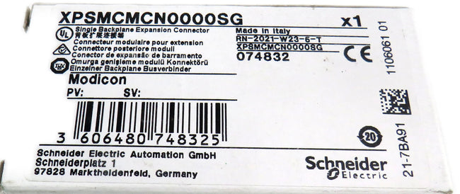 SCHNEIDER ELECTRIC TELEMECANIQUE XPSMCMCN0000SG       New