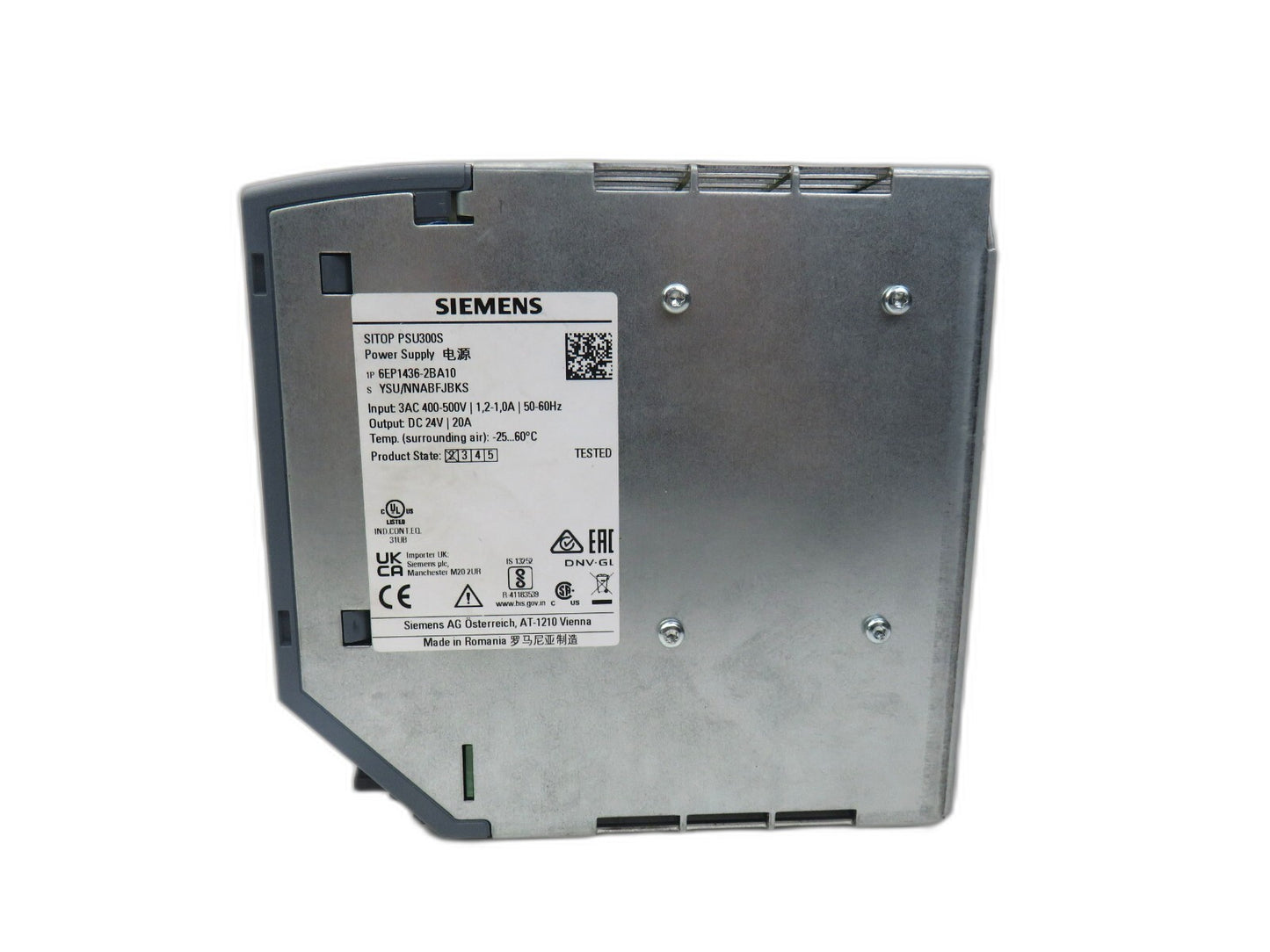 SIEMENS 6EP1436-2BA10 SITOP PSU300S POWER SUPPLY