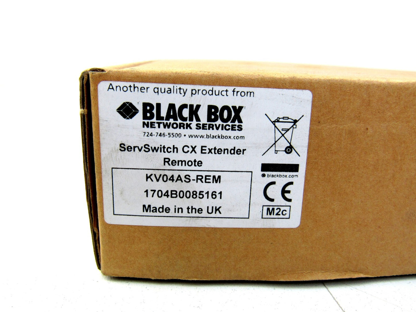 Black Box KV04AS-REM ServSwitch Cx Extender Remote    New