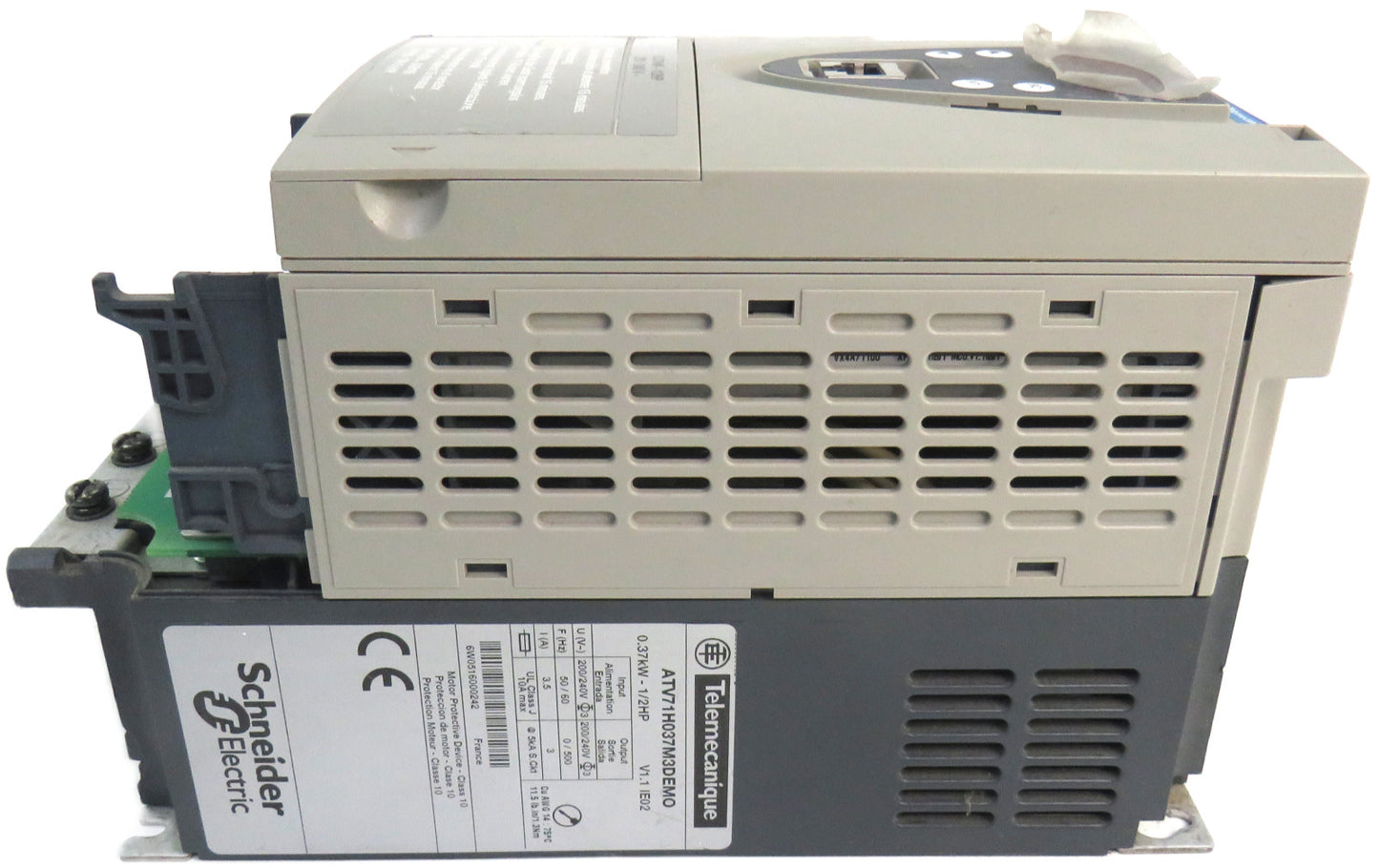 SCHNEIDER ATV71H037M3DEMO ALTIVAR 71 AC DRIVE 0.37KW 1/2HP 200/240V