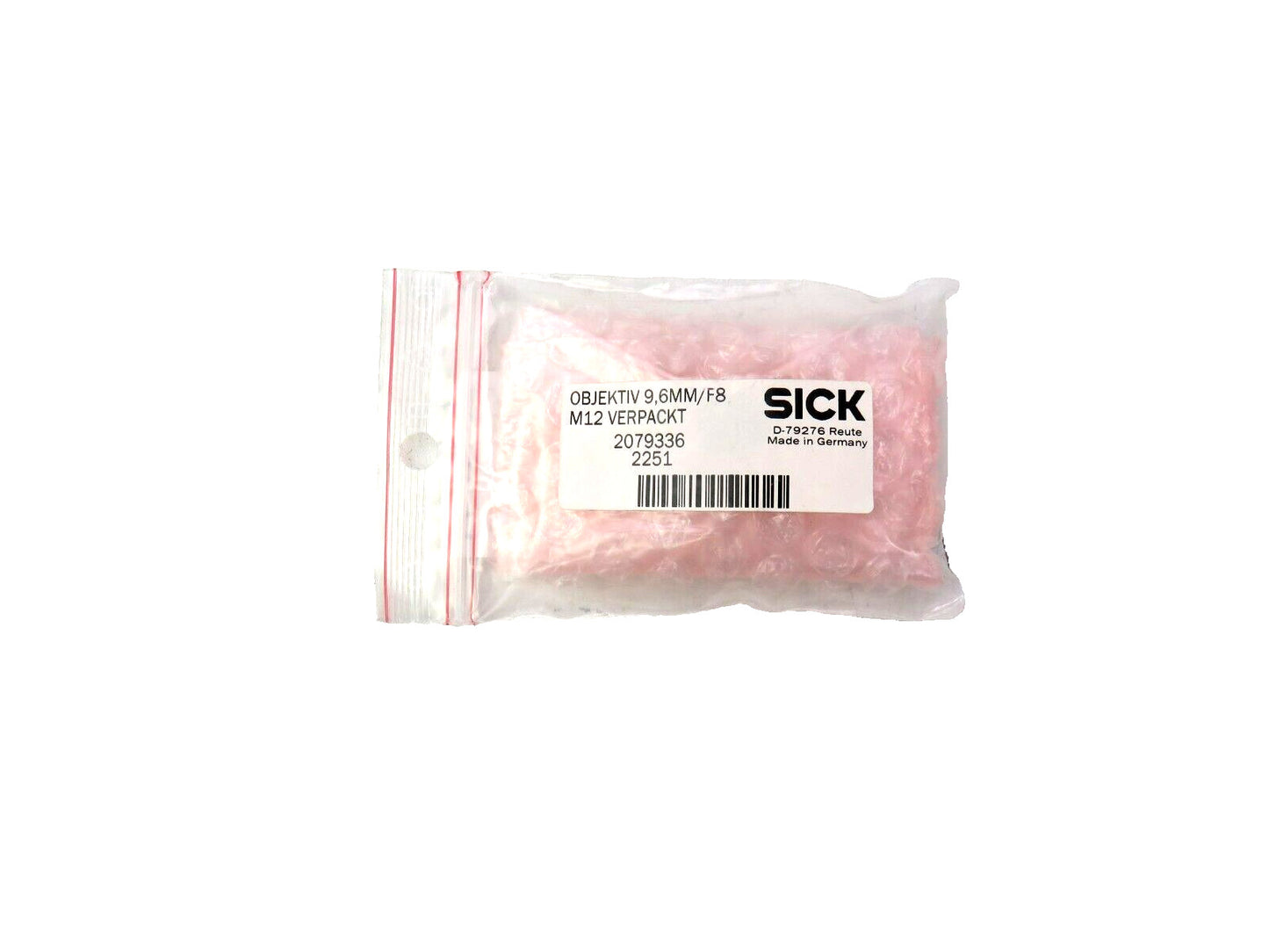 SICK   2079336 SICK 9.6MM S-MOUNT LENS    New