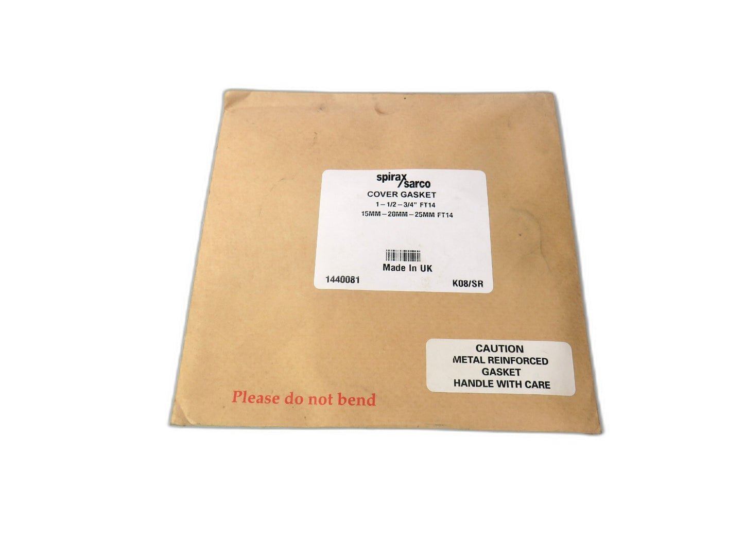 SPIRAX SARCO  1440081 1-1/2-3/4 INCH FT14 15MM 20MM 25MM COVER GASKET    New