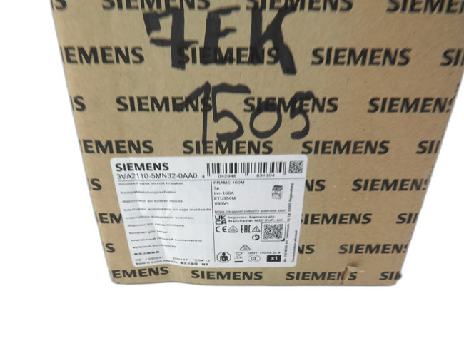 SIEMENS 3VA2110-5MN32-0AA0    New