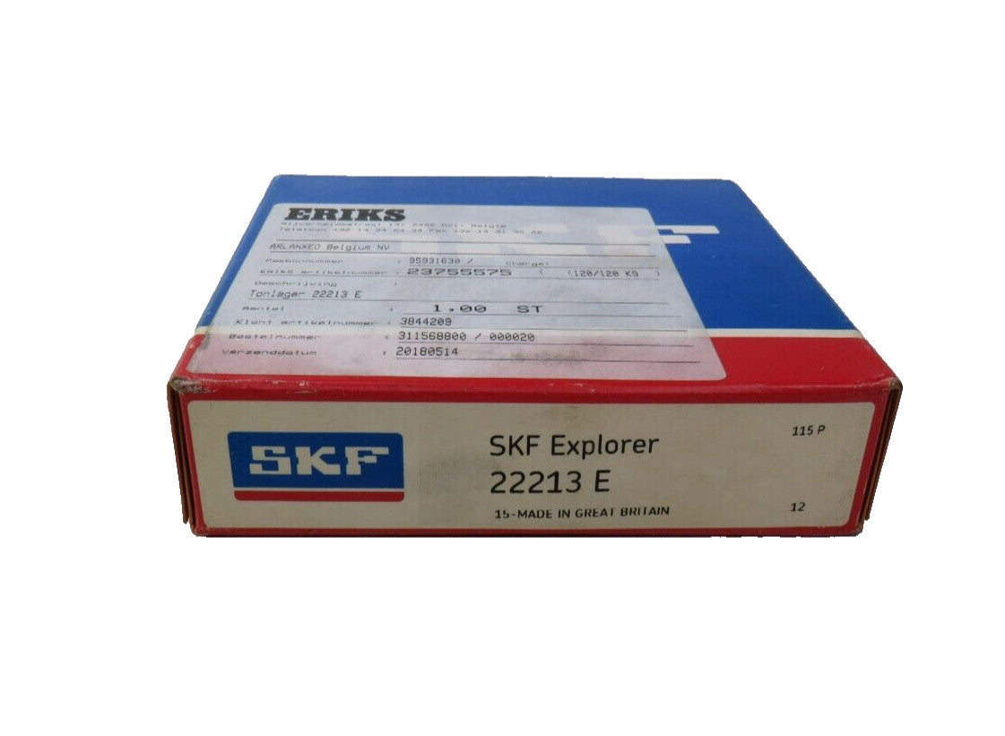 SKF Explorer 22213 E Tonlager 7316571558769   New