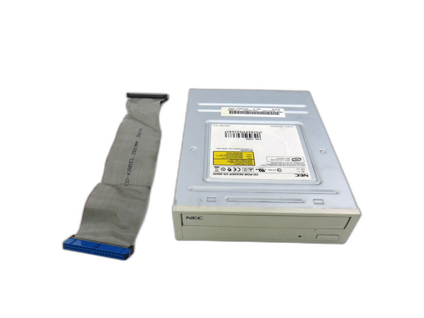 NEC CD-3002C CD ROM READER W CABLE